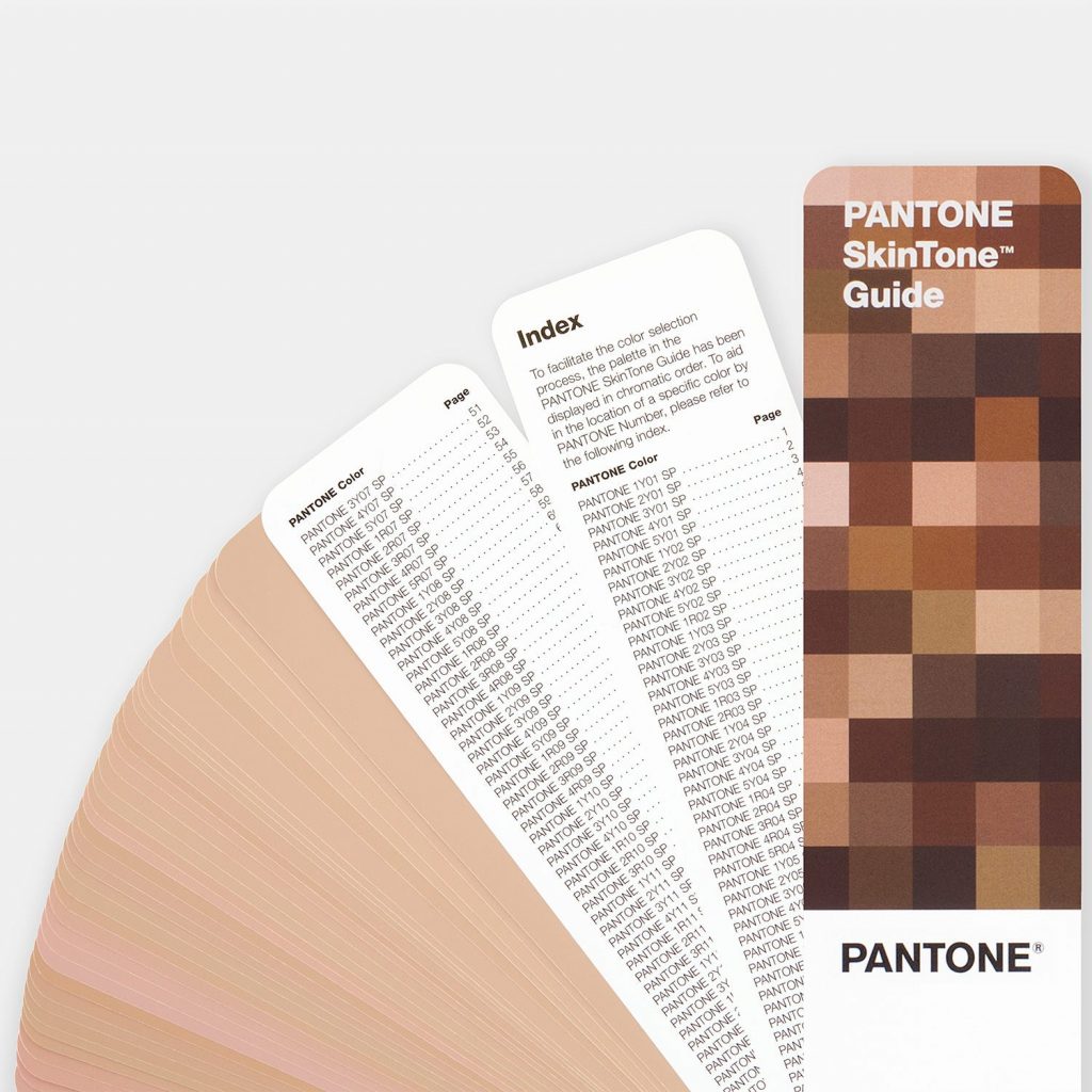 Pantone Skin Tone agora tem 110 tons de pele para serem usados no design e publicidade. Imagem: Divulgação/Pantone