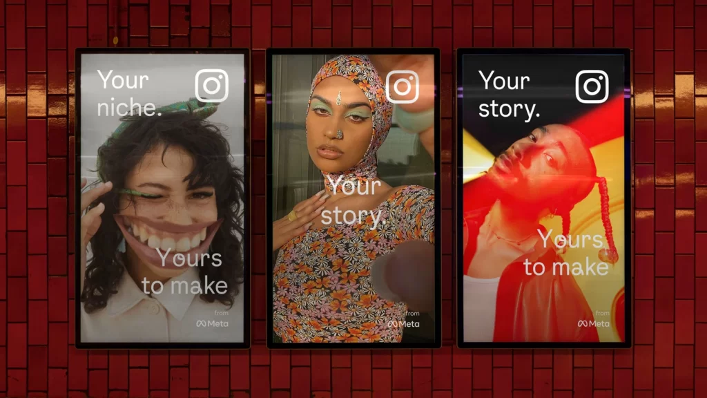 Mudança no design do Instagram busca posicionar a rede social como espaço para criadores e põe o conteúdo primeiro (“content first”). Imagem: Reprodução/Instagram Official Blog.