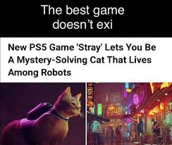 “O melhor jogo não exist… Novo jogo do PS5 permite que você seja um gato que vive entre robôs”. Fonte: Reprodução.