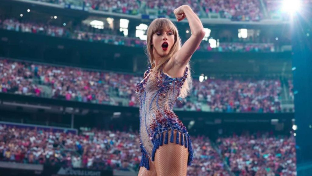 Pop em 2023: gênero é líder global na música. Foto: Taylor Swift na The Eras Tour. Foto do Instagram Taylor Swift