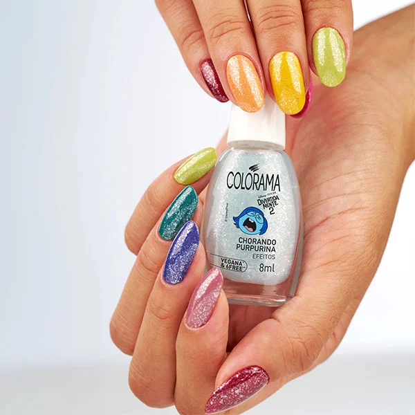 Esmaltes Divertidamente: Colorama cria colaboração com a Disney Pixar. Imagem: Divulgação Colorama.