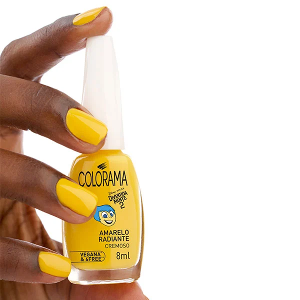 Esmalte Amarelo Radiante. Imagem: Divulgação Colorama.