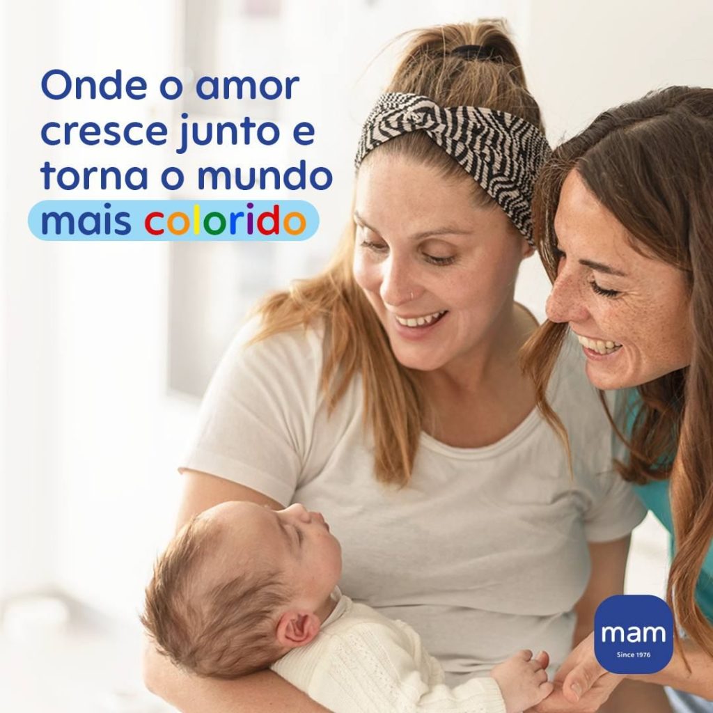 MAM Baby Pride 2024. Instagram: MAM Baby, divulgação.